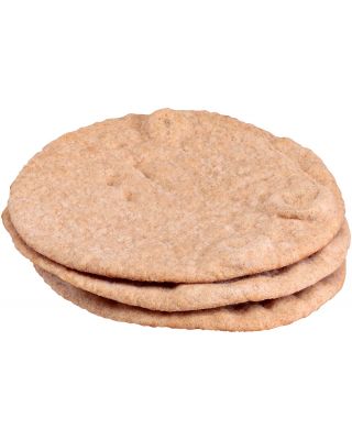 Pita Bread 6" Whole Wheat (No Pocket) Kronos