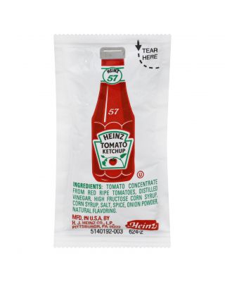 Ketchup Heinz Portion Packs 1000ct