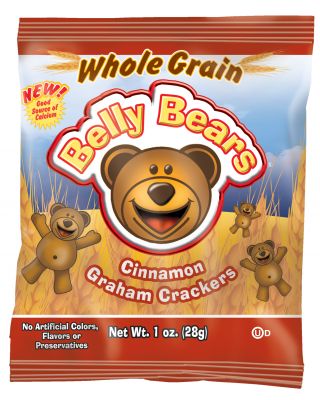 Belly Bear 51%Whole Grain Cinnamon Grahams 200/1oz