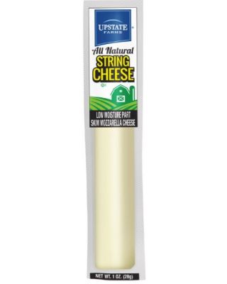 Mozzarella Light String Cheese 168/1 oz Upstate Farms