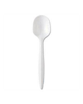 Soupspoon Medium Wt. Plastic White 1000