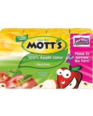 Apple Juice Motts® Juice Box 32/6.75 oz