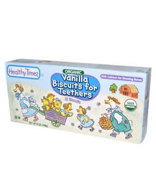 Teething Biscuits Vanilla 12/6 oz