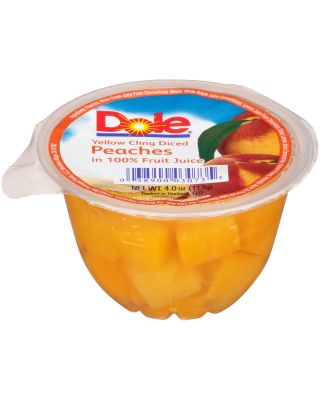 DICED PEACH FRUIT BOWL IN JUICE 36/4OZ