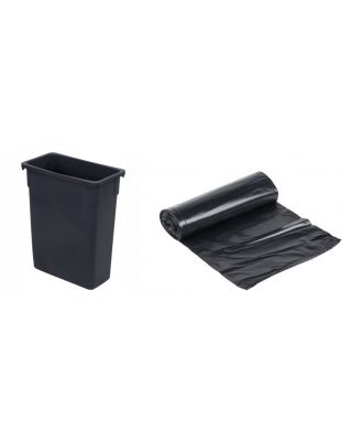 Low Density Liner 12-16 Gallon 24X33 1 Mil Black