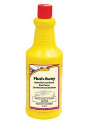 Flush Away Toilet Bowl Cleaner 12/Quart