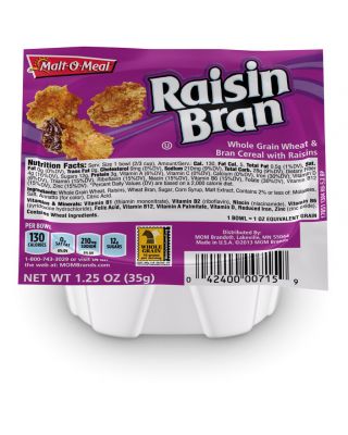 Single Serve Bowls - Raisin Bran 96/1.25 oz