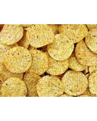 Tortilla Chips Round Yellow Chip 3/2 pound bags